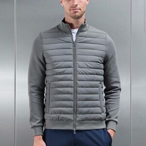 ARNE Hybrid Quilted Jacket in Sage